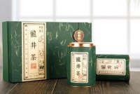 第一江南茶葉 2023新茶明前綠茶特級(jí)龍井杭州龍井春茶茶葉禮盒裝250g